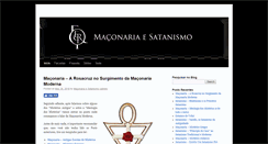 Desktop Screenshot of maconariaesatanismo.com.br