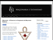 Tablet Screenshot of maconariaesatanismo.com.br